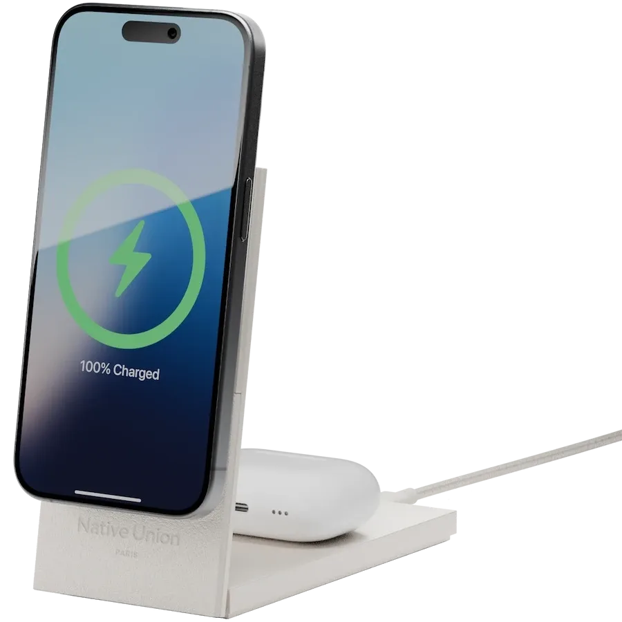 photo 5 - NATIVE UNION Wireless Charger to USB Type C (2m), 15 W, Sandstone