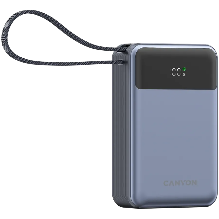 photo 2 - CANYON OnPower 600 Зарядтағыш, Қара сұр