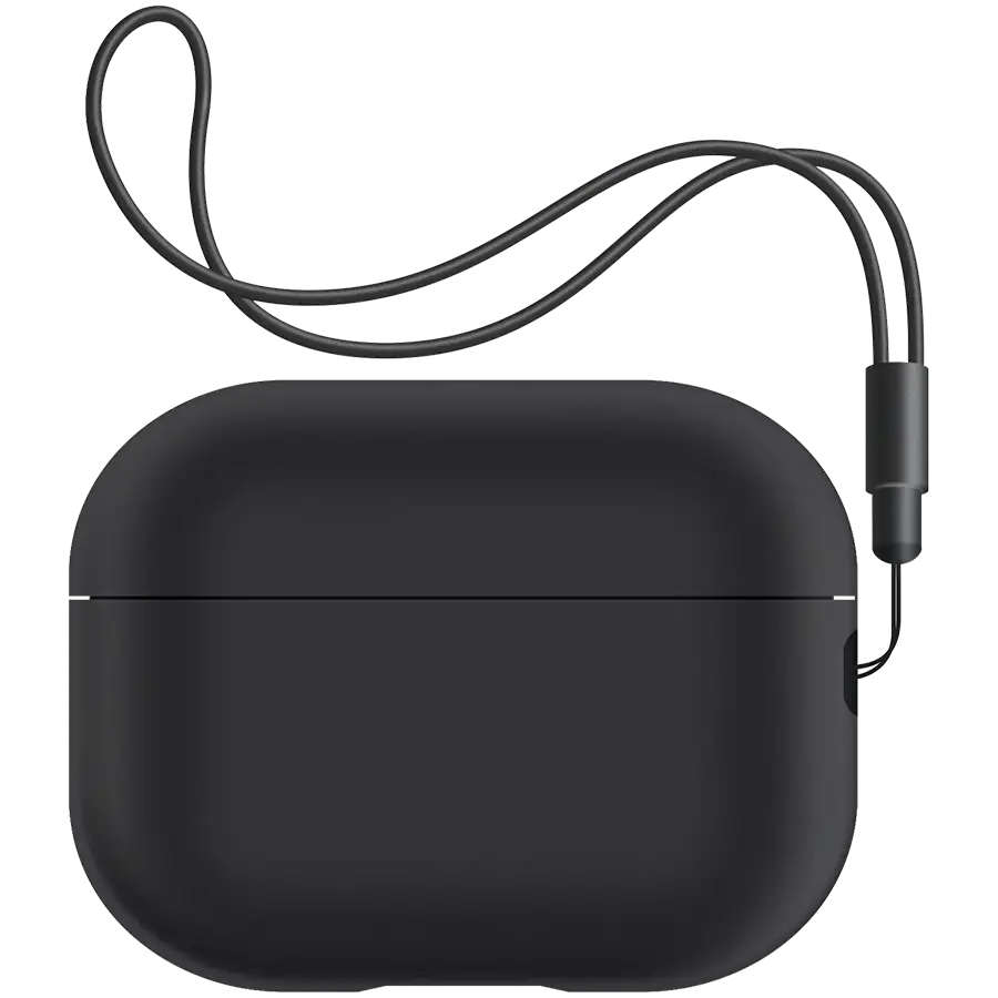 ARMORSTANDART Чохол силіконовий with straps Чорний для AirPods Pro (Gen2) – photo