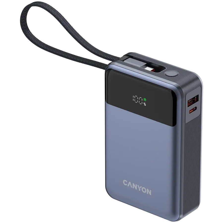 photo 3 - CANYON OnPower 600 Зарядтағыш, Қара сұр