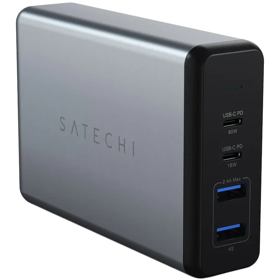photo 1 - SATECHI Power Adapter 4*USB/USB-C 2*USB 2.0 (type A), 2*USB Type C, 108 W
