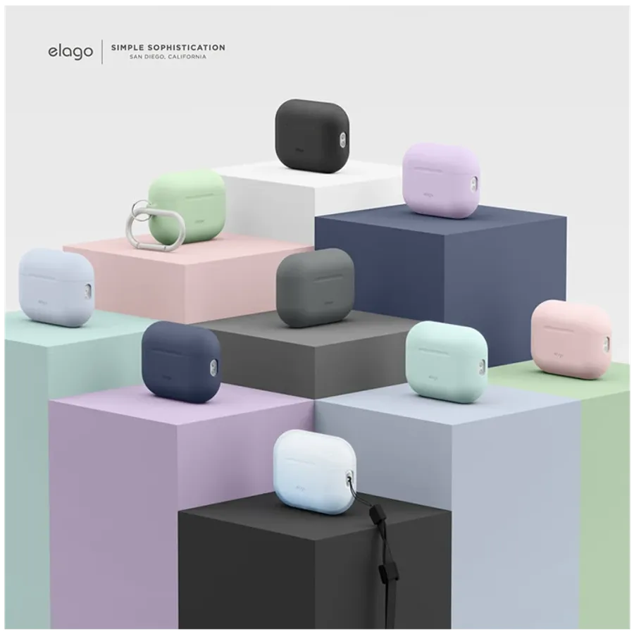 photo 2 - Чохол ELAGO Hang  Nightglow Blue для AirPods Pro (Gen2)