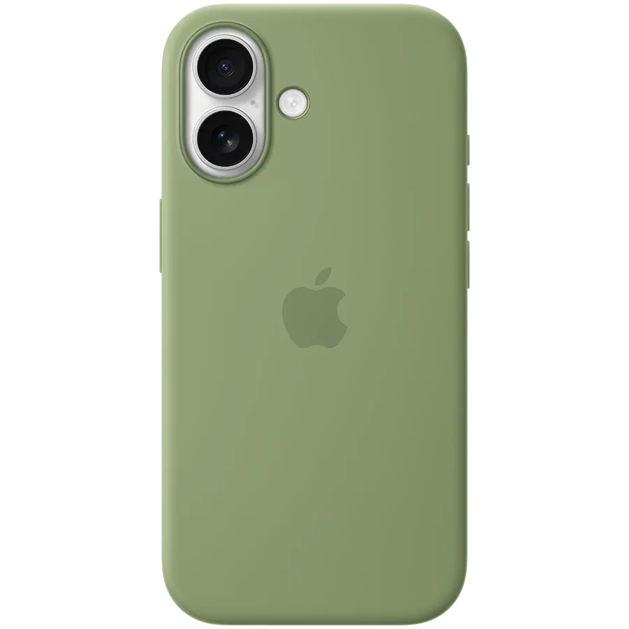 photo 1 - Apple Case Silicone Case with MagSafe Light Moss for iPhone 17