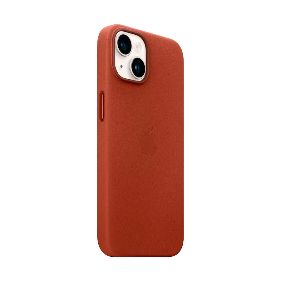 photo 2 - Apple Чехол Leather Case с MagSafe Umber для iPhone 14