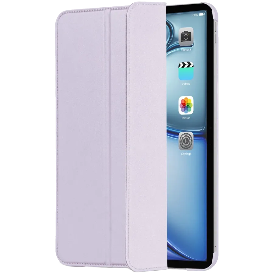 photo 5 - Чехол DECODED Smart Folio Slim из текстурированного силикона для iPad Air 11 (M2/M3), Lavender