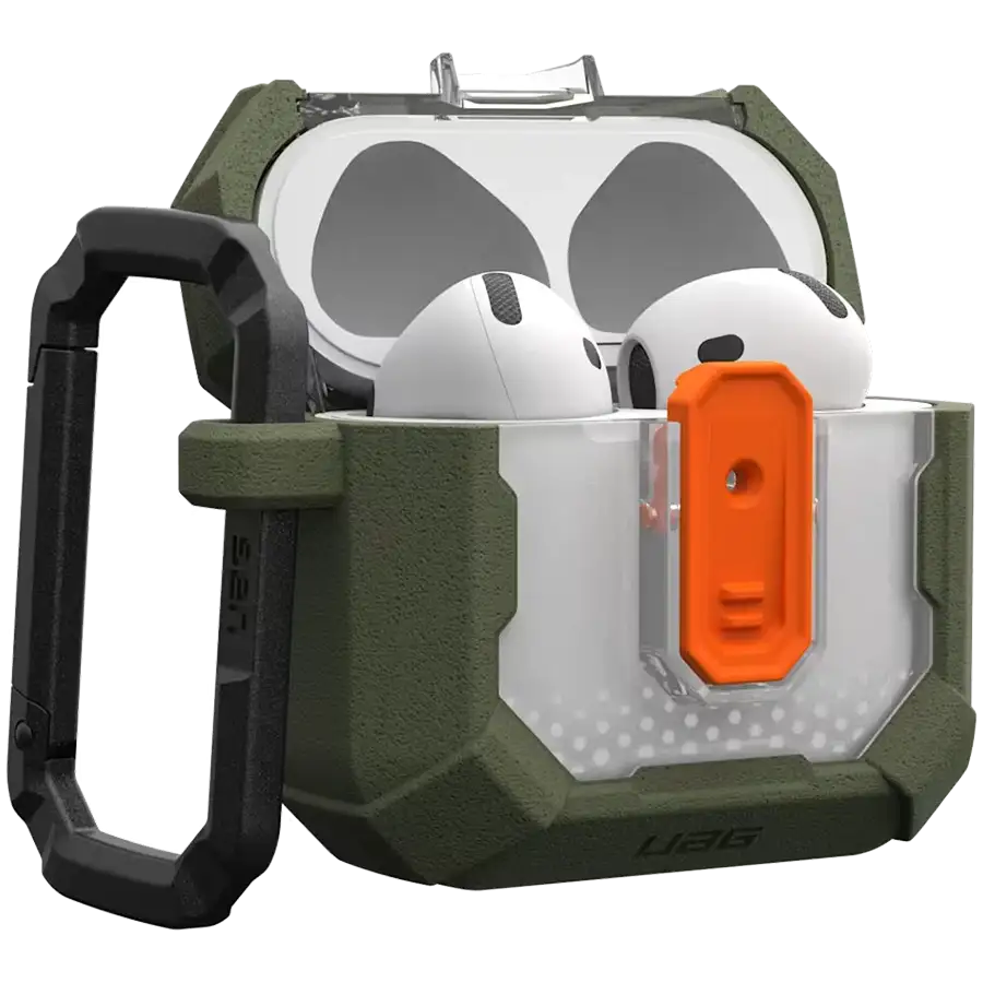 UAG Protective Case Plasma თან MagSafe Olive Drab for AirPods (Gen4) – photo 4