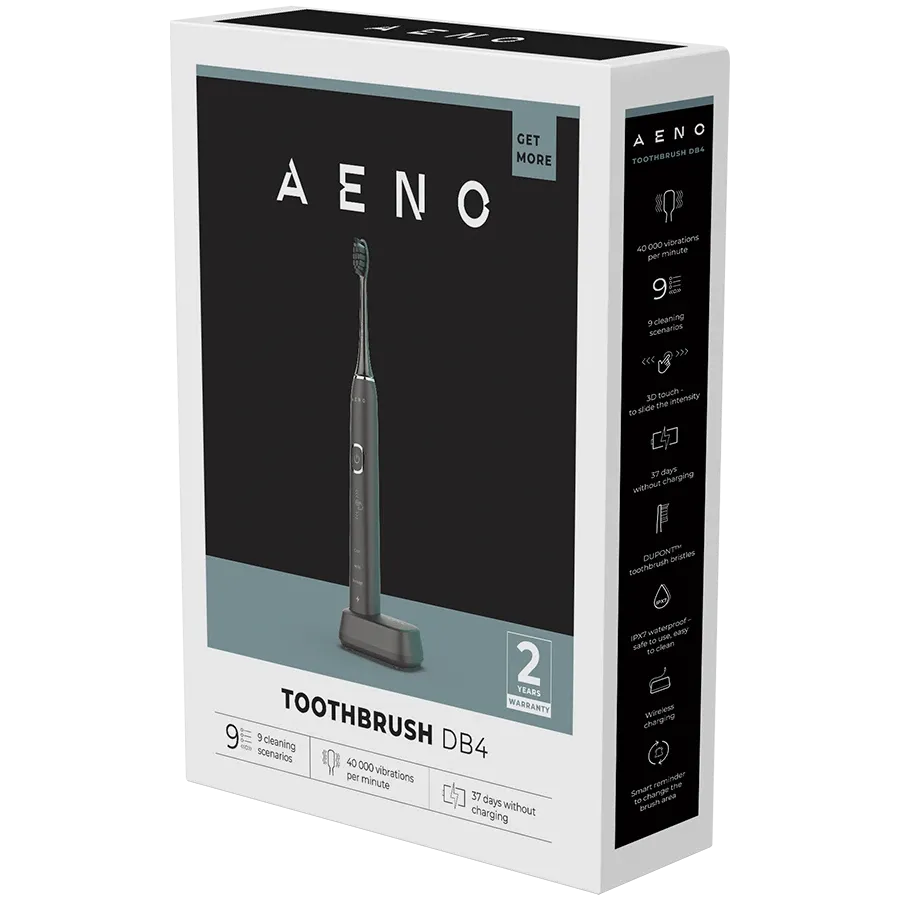 photo 7 - AENO DB4 Зубные щетки, Звуковой, Чёрный