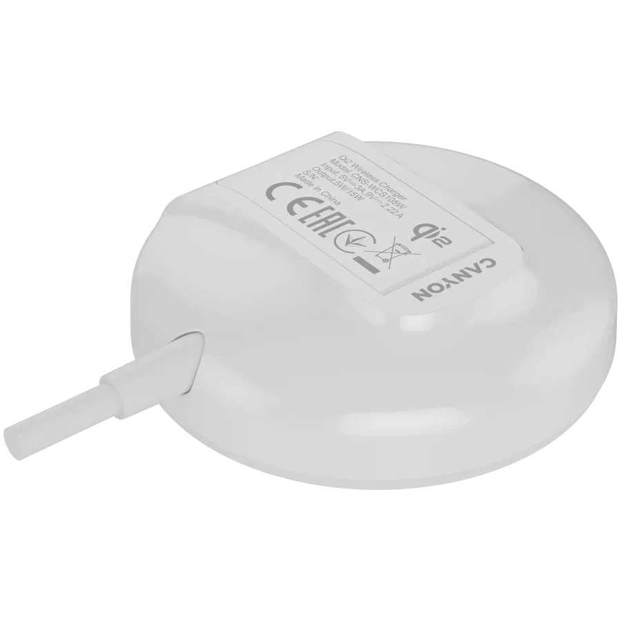 photo 6 - CANYON WS-105 Сымсыз зарядтағыш, 15 Вт, Ақ