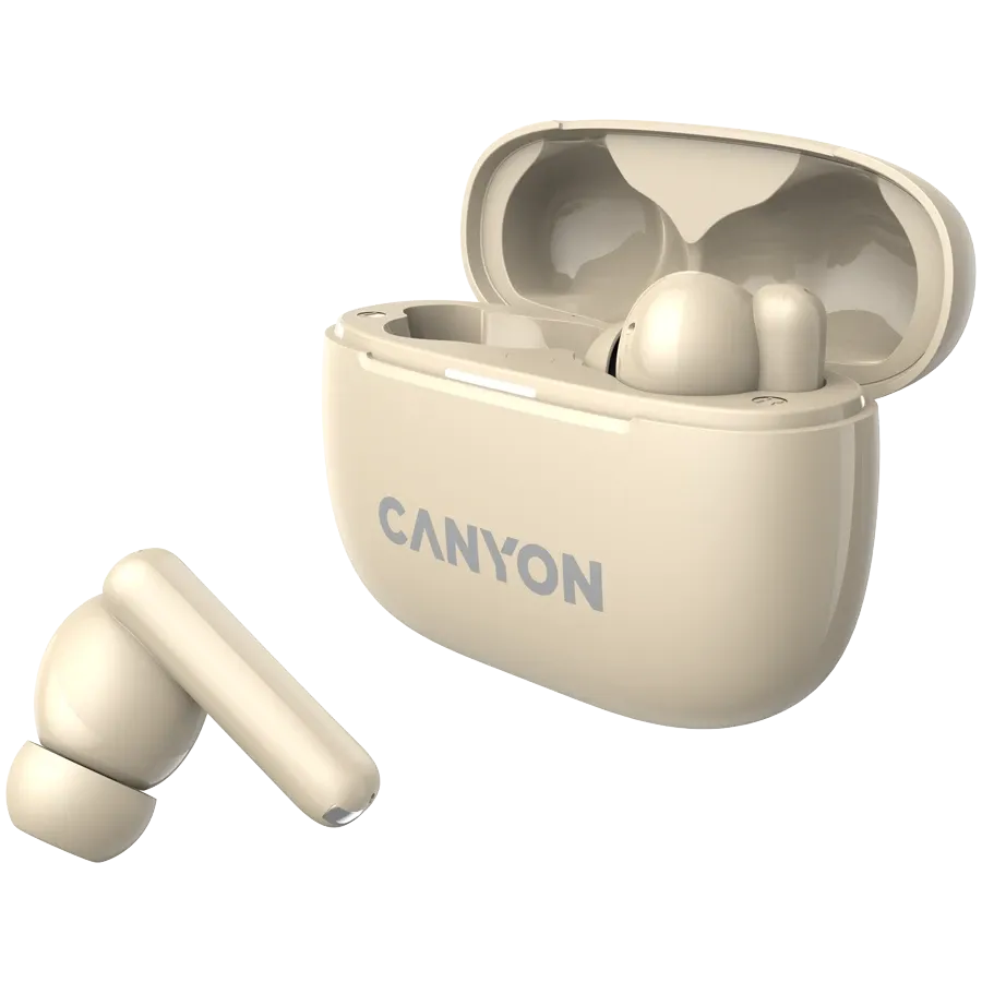 photo 5 - CANYON TWS-10 Беспроводные наушники, Бежевый