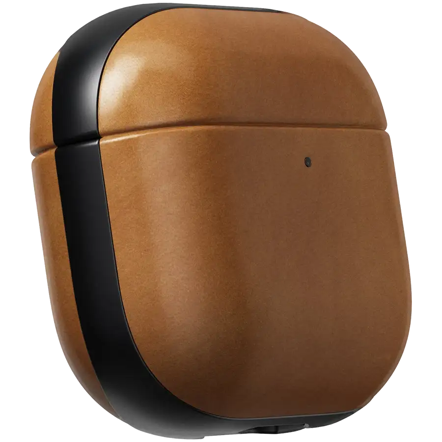 NOMAD Case Modern Leather Case თან MagSafe Tan for AirPods (Gen4) – photo 4