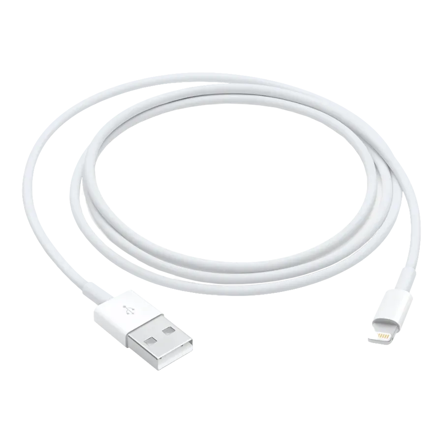 photo - Apple USB to Lightning Cable, White, 1m