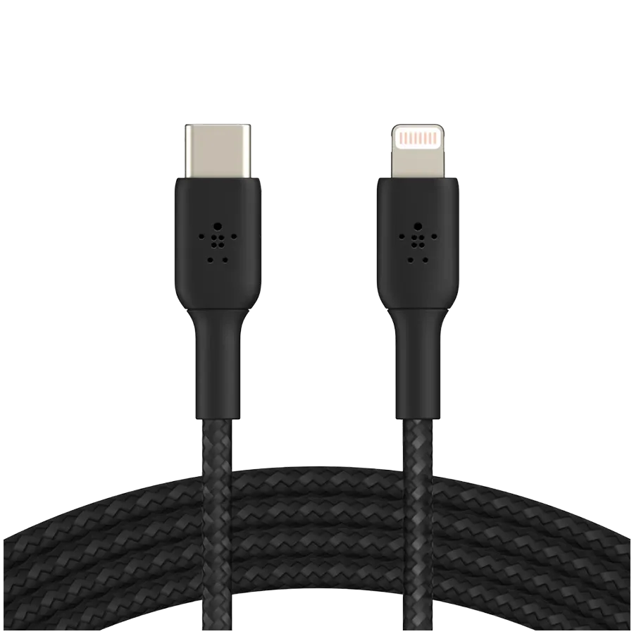 photo - Кабель BELKIN USB-C на Lightning, 2м, Чёрный
