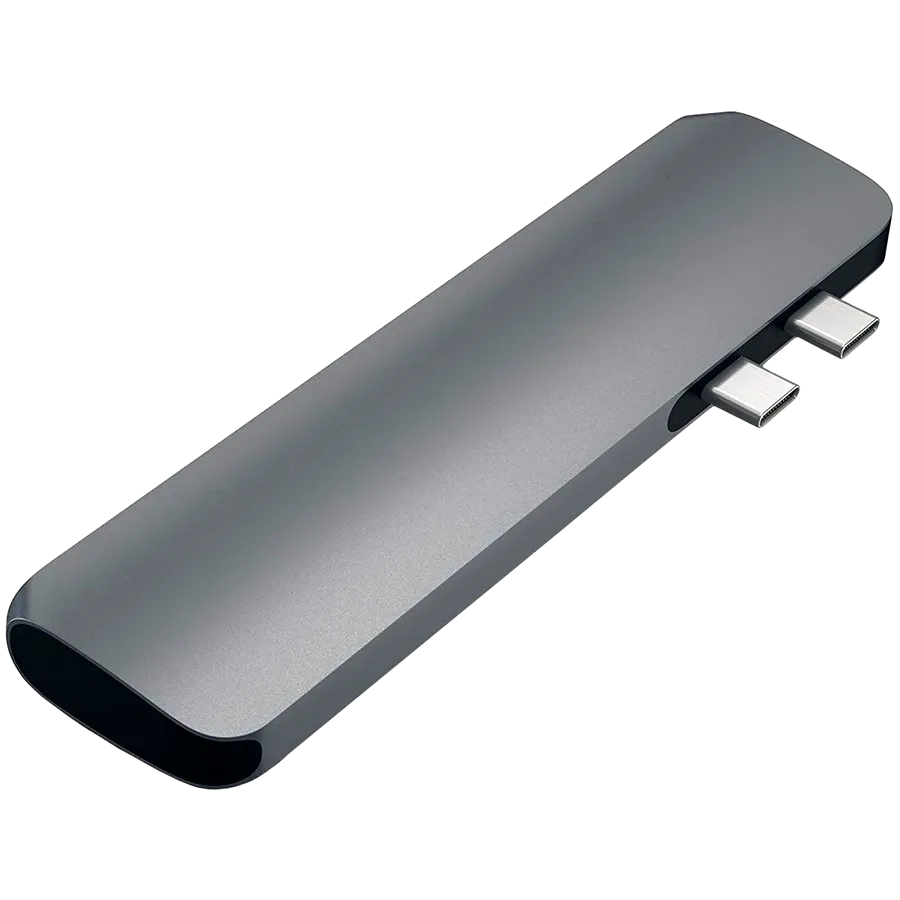 photo 3 - SATECHI Aluminum Type-C Pro Hub Adapter, Space Gray