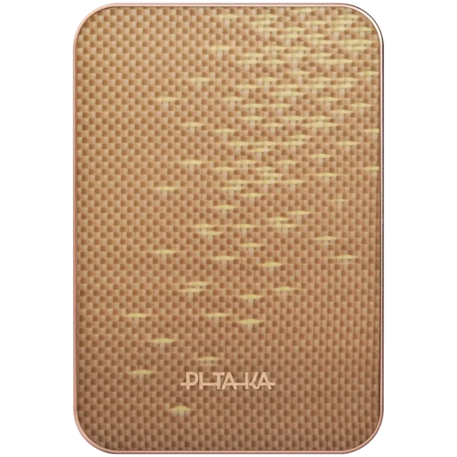 photo 1 - Baterie externă PITAKA Qi 2, 5000 mAh, Golden Glint