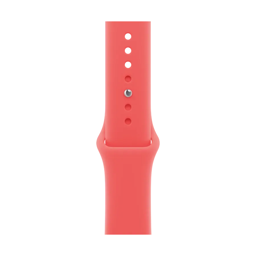 photo 1 - Apple 46mm Sport Band - S/M & M/L Band Extension for Apple Watch 44/45/46/49 mm, Size M/L, Bright Guava