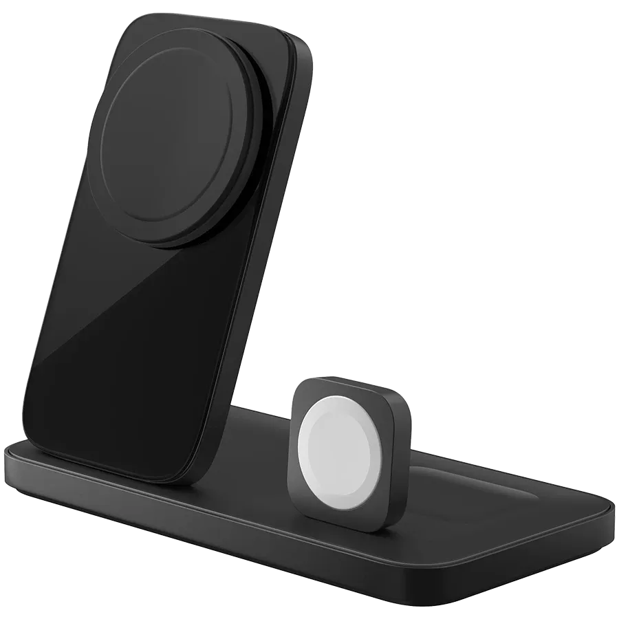 photo 2 - Индукционное зарядное устройство NOMAD Stand One Max Qi2 3-in-1, 15 Вт