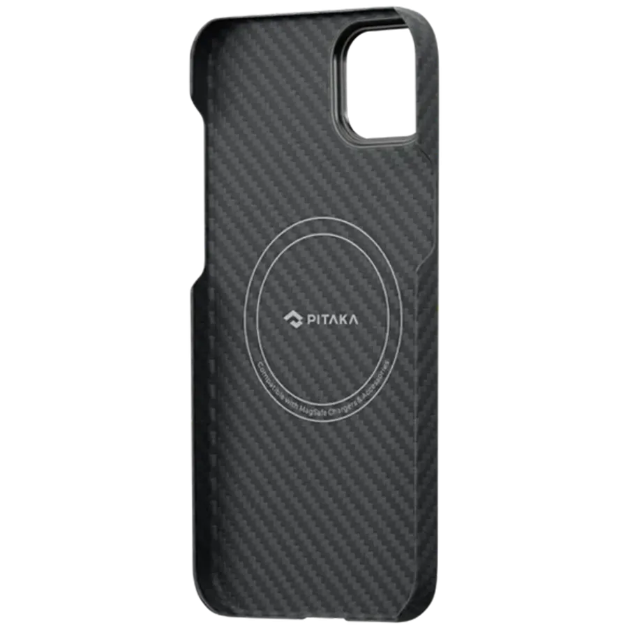 photo 2 - Чехол PITAKA MagEZ Case 3 с MagSafe Чёрный/Серый для iPhone 14 Plus