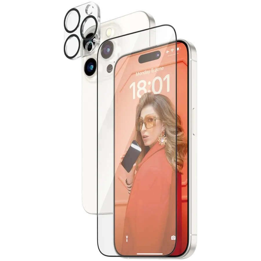 photo - Защитное стекло PanzerGlass 2-in-1 Pack iPhone 15 Pro
