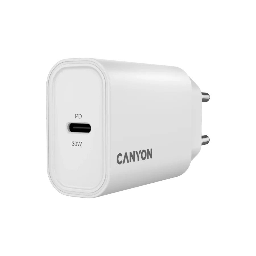 photo 2 - CANYON Адаптер живлення OnCharge 30CL USB-C USB Тип C, 30 Ват