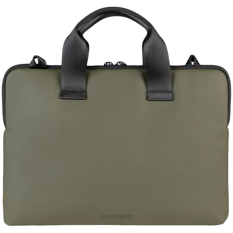 photo 2 - TUCANO Сумка GOMMO  Военный зеленая для ноутбуков до 14"/MacBook Pro 14