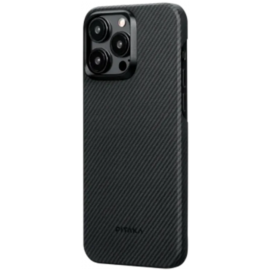 photo 2 - PITAKA Case MagEZ Case 4 with MagSafe Black/Gray for iPhone 15 Pro