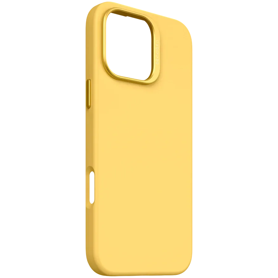 photo 2 - DECODED Case Silicone Case with MagSafe Popcorn Yellow for iPhone 16 Pro Max