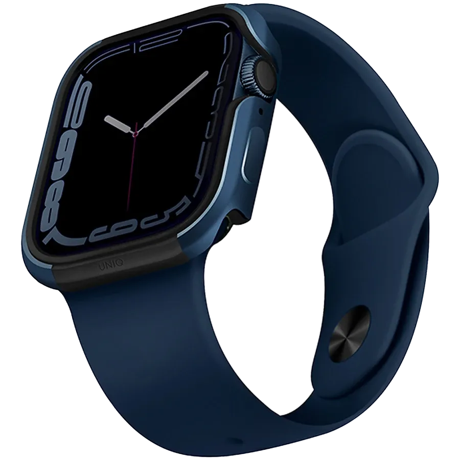 photo 1 - UNIQ Case Valencia aluminium  Cobalt Blue for Apple Watch