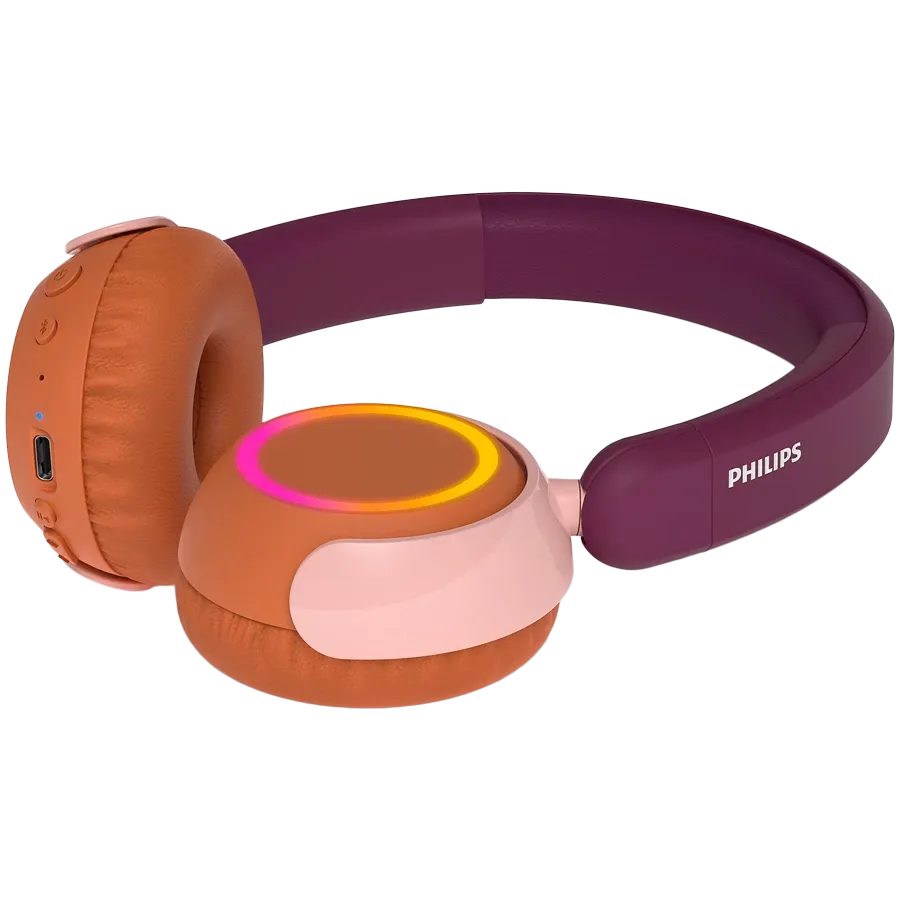 photo 2 - PHILIPS {Бездротове} Навушники, Magenta Purple