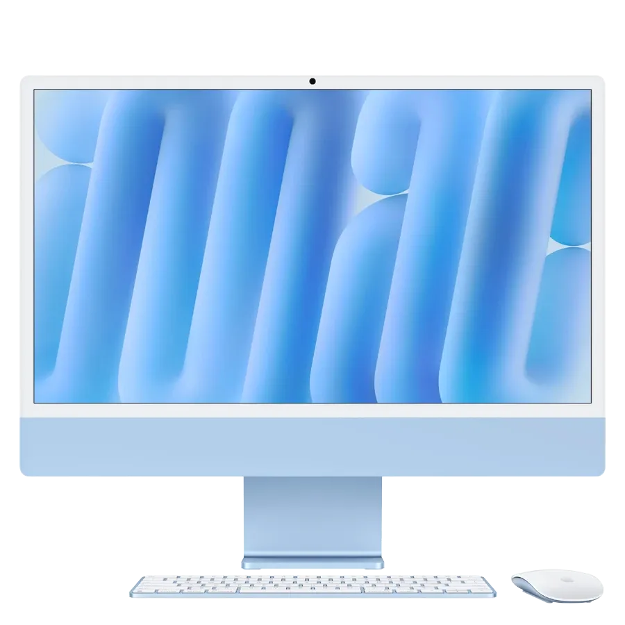 photo 1 - iMac 24" M4, 8C CPU 8C GPU, 16GB 512GB SSD, Blue