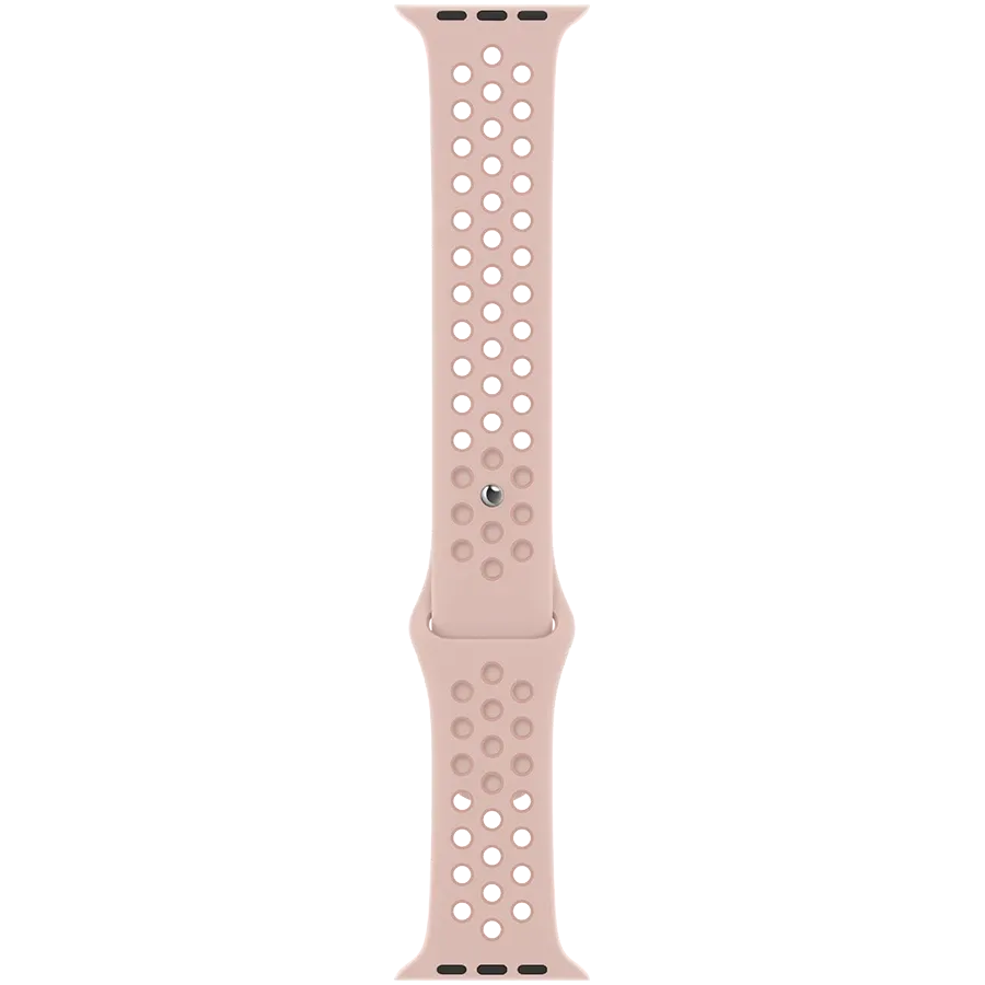 photo 2 - Apple 45mm Nike Sport Band - Regular Band for Apple Watch 42/44/45 mm, Pink Oxford/Rose Whisper