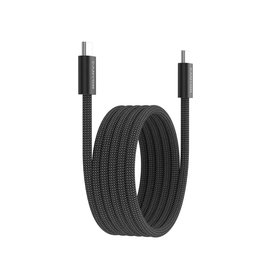 photo 5 - Cable CANYON OnWire 60MG USB-C to USB-C, 1m, Black