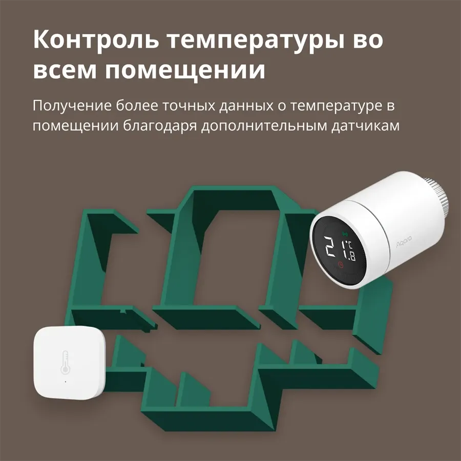 photo 9 - Smart Remote Control AQARA SRTS-A01 Radiator Thermostat E1 ()