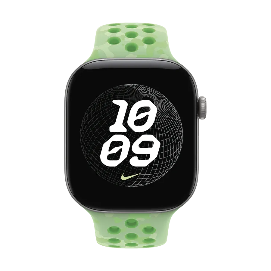 Apple 46mm Nike Sport Band Ремінець for Apple Watch 44/45/46/49 mm, Size M/L, Green Spark – photo 3