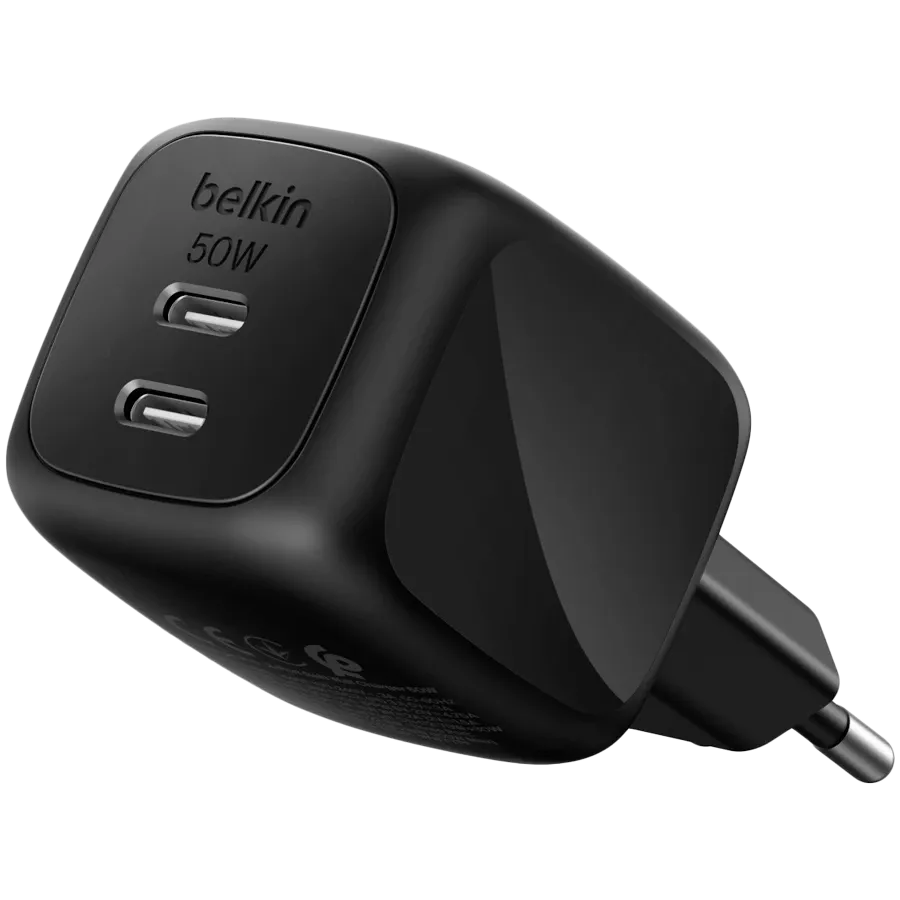 photo 1 - Power Adapter BELKIN 2*USB-C, 50 W