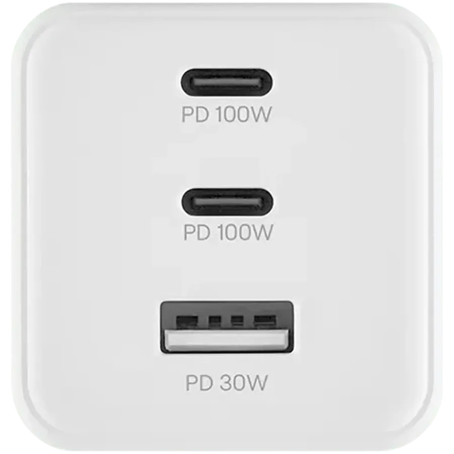 photo 2 - UBEAR Адаптер питания 3*USB/USB-C 2*USB Тип C, USB Тип A, 100 Вт