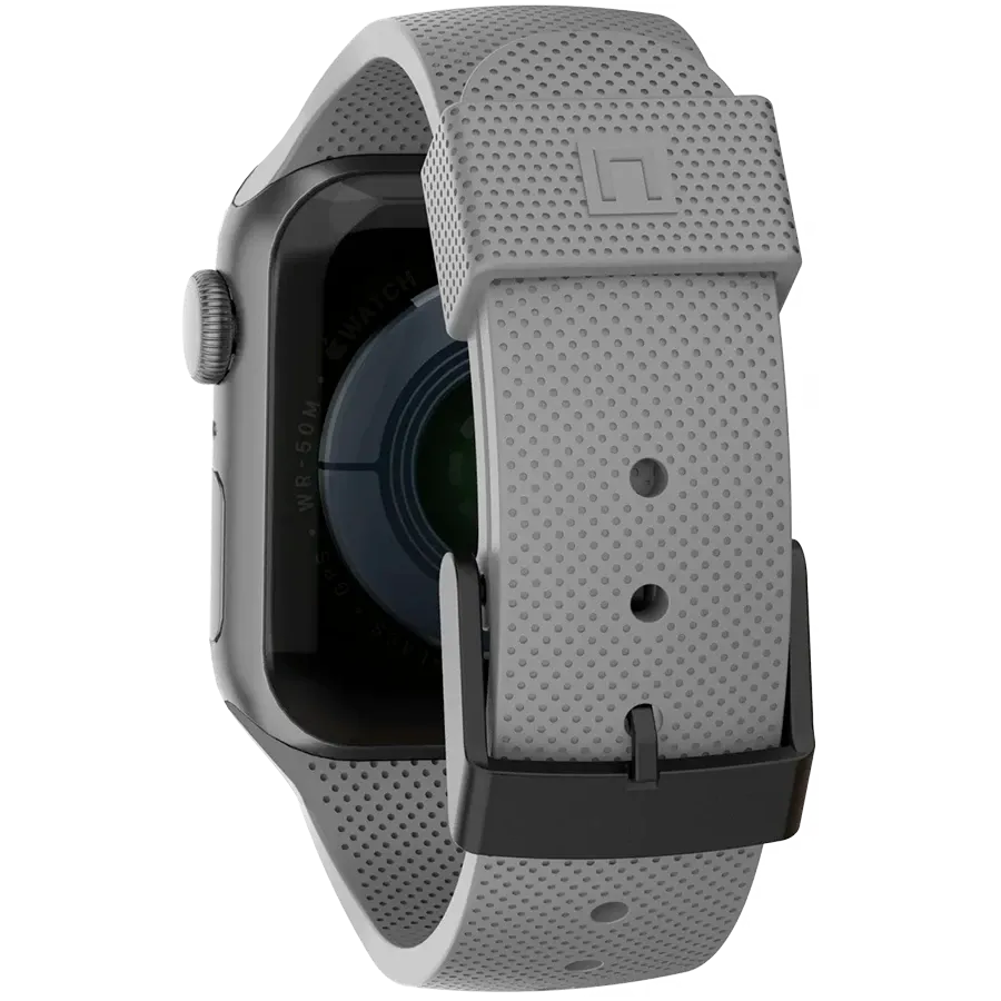 photo 3 - Curea UAG Dot din silicon pentru Apple Watch 42/44/45 mm, Gray