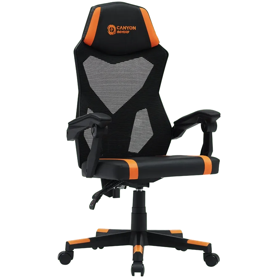 photo 2 - CANYON Эргономическое игровое кресло Flow MCH01 Чёрный/Оранжевый