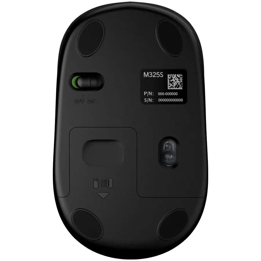 photo 3 - Мышь LOGITECH M325s Wireless Dark Silver (910-006812)