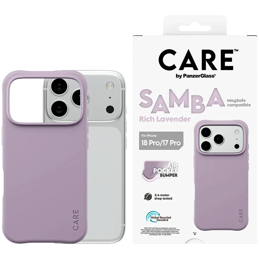 PANZERGLASS Case Samba Case w. MagSafe თან MagSafe Rich Lavender for iPhone 17 Pro/18 Pro – photo 1
