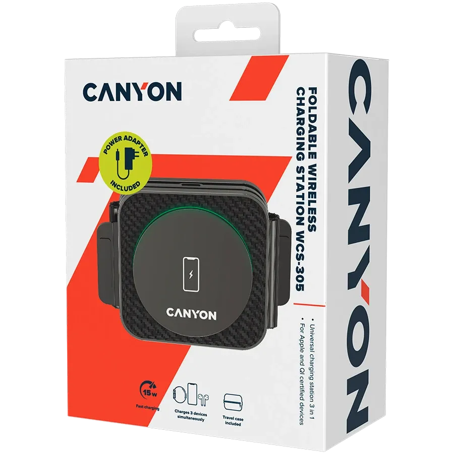 photo 9 - CANYON Індукційний зарядний пристрій WS-305, 15 Ват