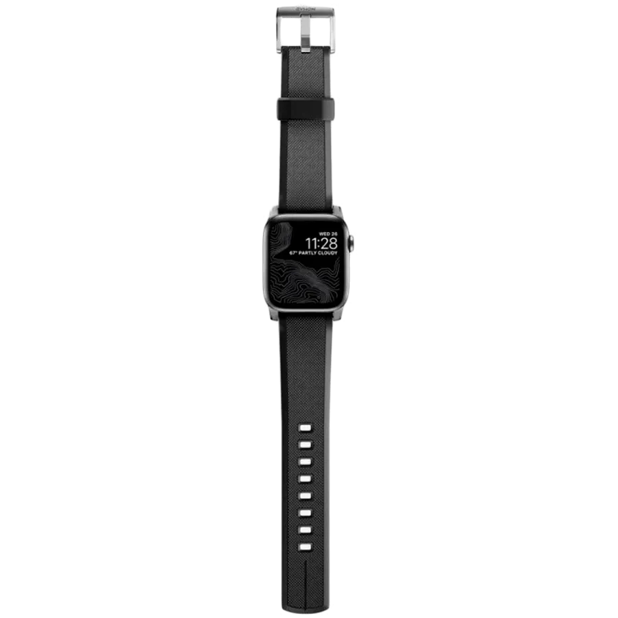 photo 2 - NOMAD Sport Strap V2 for Apple Watch 44/42mm Ремешок  for Apple Watch 42/44/45 mm, Чёрный
