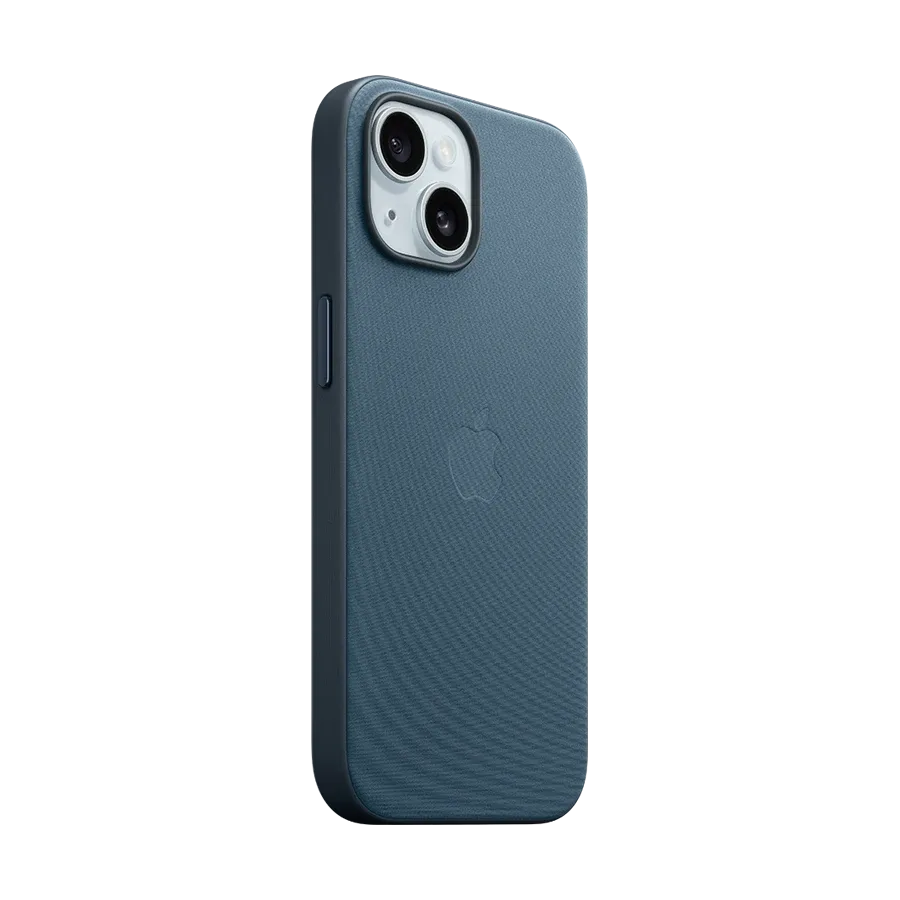photo 2 - Apple Case FineWoven Case with MagSafe Pacific Blue for iPhone 15