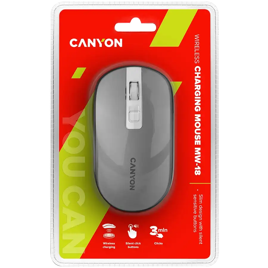 CANYON MW-18 Миша, Темно-сірий – photo 5