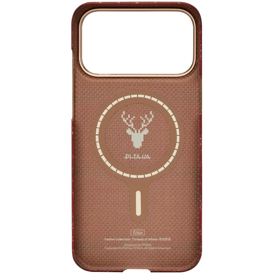 photo 4 - PITAKA Чохол Ultra-Slim with MagSafe Scarlet для iPhone 17 Pro