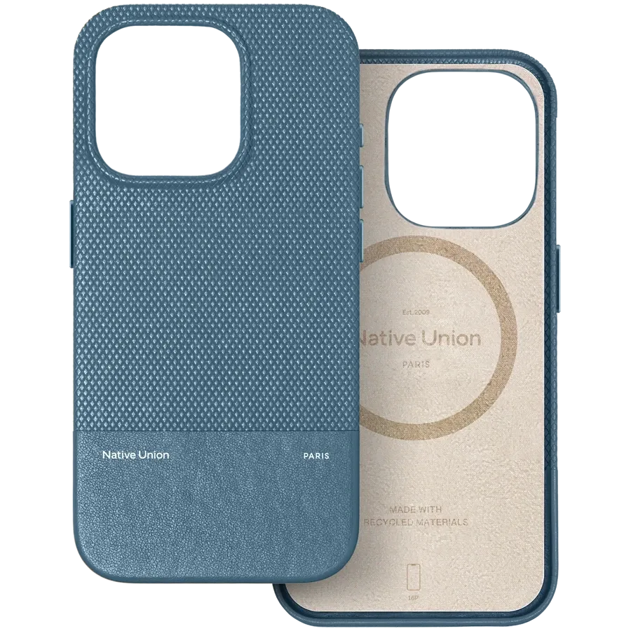 photo - Husă NATIVE UNION (RE) Classic cu MagSafe pentru iPhone 16 Pro, Blue