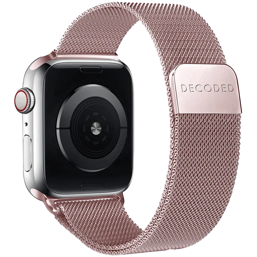 Band DECODED Milan Traction for Apple Watch, 45 mm, Rose Gold – photo