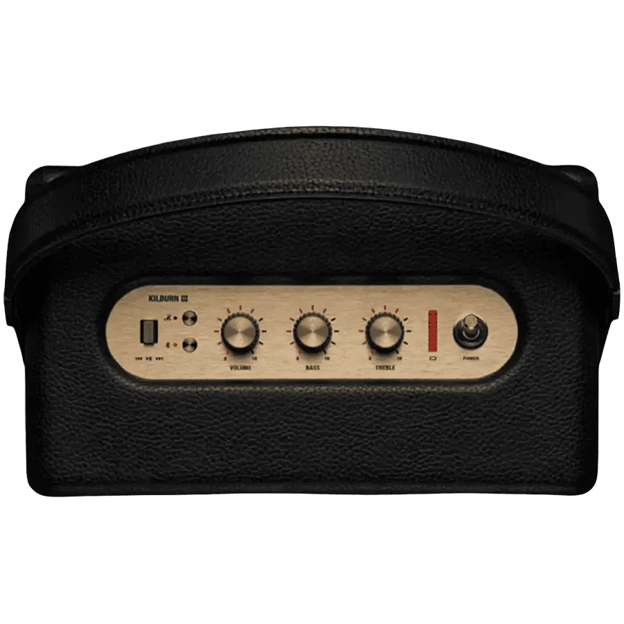 photo 3 - MARSHALL Kilburn III Портативная колонка, Black and Brass