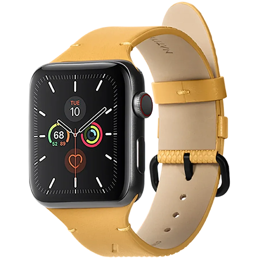 photo - Ремешок кожаный NATIVE UNION Classic для Apple Watch 42/44/45, Kraft