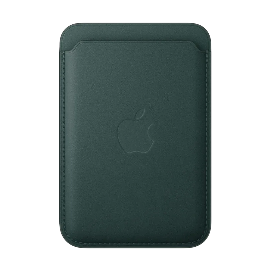 photo 1 - Pul kisəsi Apple FineWoven MagSafe ilə iPhone üçün, Dark Green