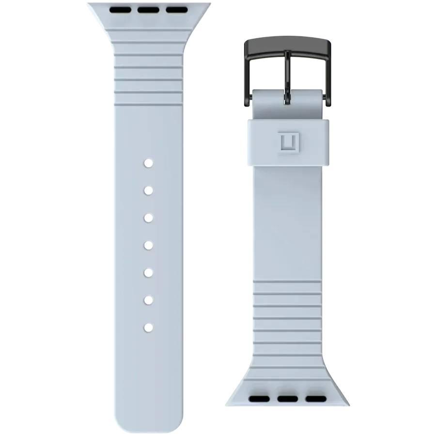photo 1 - Ремешок UAG Aurora из силикона для Apple Watch 44/42 мм, Soft Blue